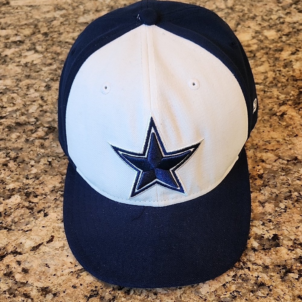 Dallas Cowboys New‎ Era Navy and White Fitted Hat
